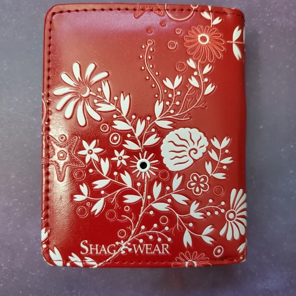Mermaid Wallet NWT - Shagwear - Red Vegan Leather - New With Tags - Picture 2 of 9